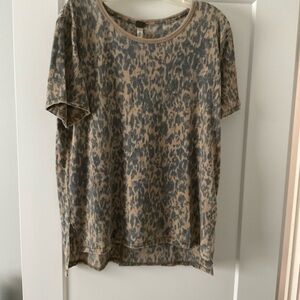 Leopard Print Women's Top